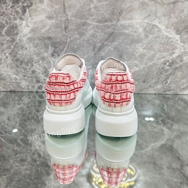 

2023brand designer platform womens mens quality casual shoes leather lace-up sneaker lady flat running trainers letters gym sneaker, Black