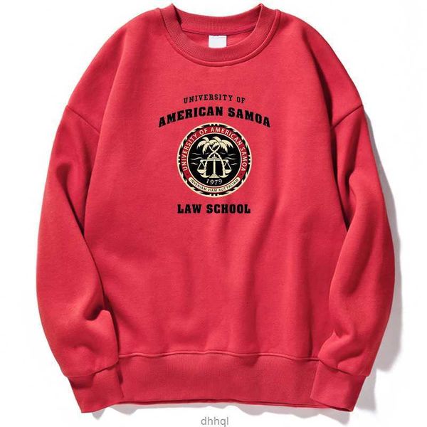 

mens hoodies sweatshirts bcs university of american samoa law school men hoodie pullovers jumper sweatshirt trapstar crewneck spring 230209j, Black