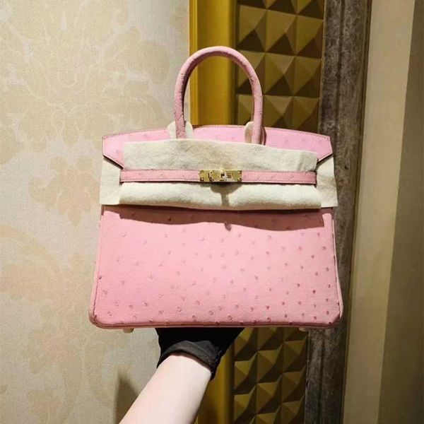 

birkins handbags 2021 fashion cowhide women's bag cowhide fashion ostrich pattern bag women's handbag single shoulder oblique stra