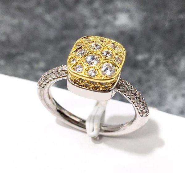 

personality eternal love iced out couple rings woman bee hive zircon copper plating 18k silver ring for women fashion bridesmaid s1300364
