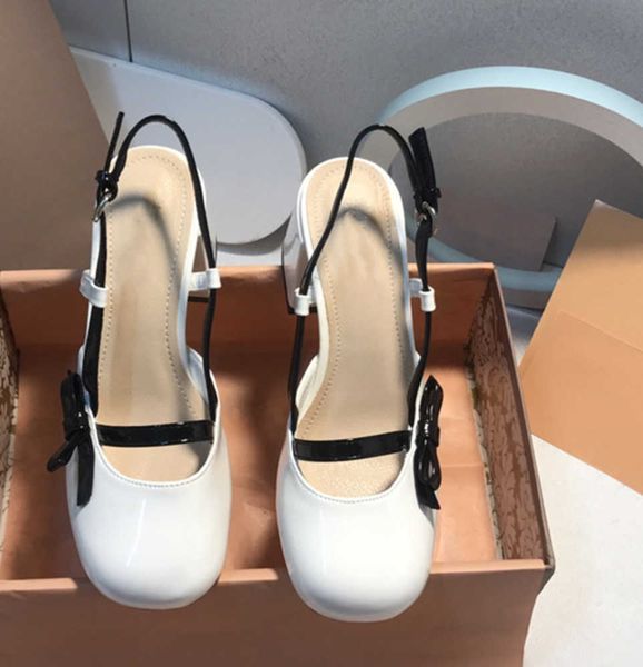 

designer luxury miu womens sandals heels campus student slide classic fashion rubber leather womens platform sandal slipper, Black