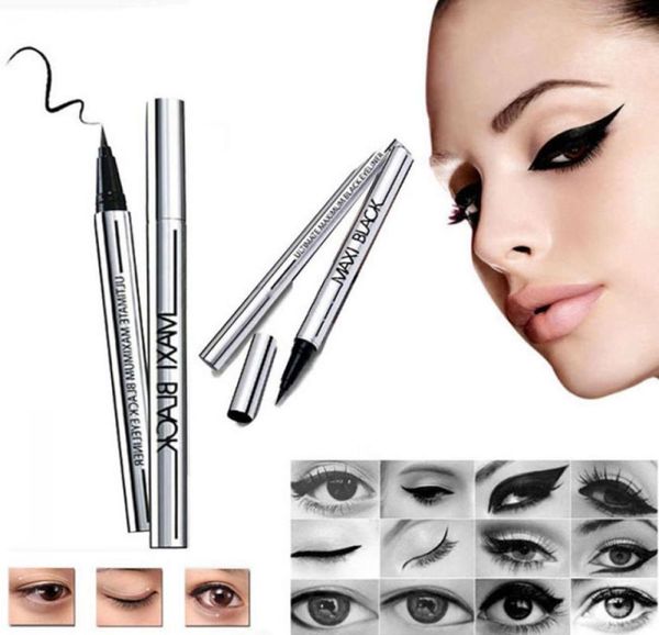 

waterproof cosmetic eyeliner pencil extreme black pen makeup liquid cosmetic beauty make up eye liner easy to wear long lasting4738607