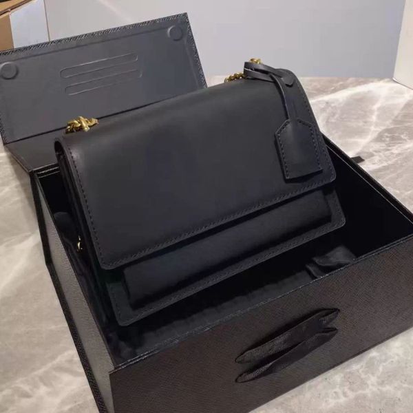 

designer handbags ysle uolan sunset bag loulou chain bag real leather armpit bag large-capacity shoulder bags quilted messenger bag