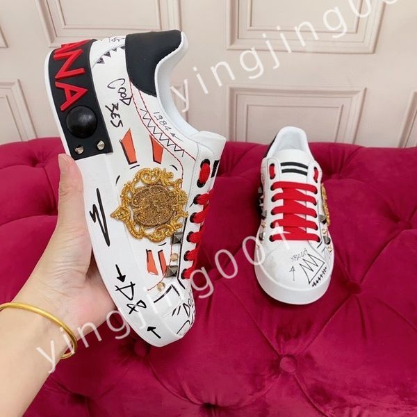 

2023 new luxurys casual shoes trainers women flats platform sneakers designer logo white black leather womens lace up mens size 35-45
