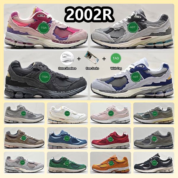 

2002r b2002r athletic mens women luxury casual shoes triple s protection pack pink rain cloud phantom sea salt sail black white green design