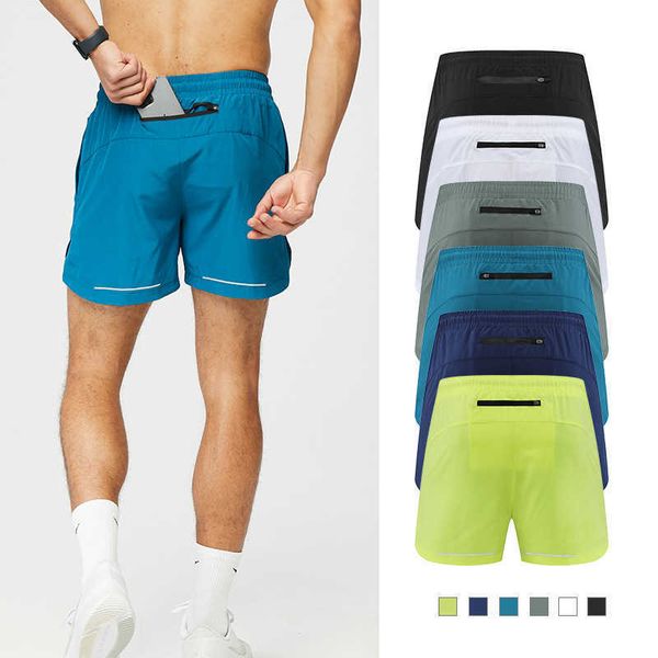 

woven sports shorts men's back pocket blank quick dried american ice silk track and field training basketball capris, White;black