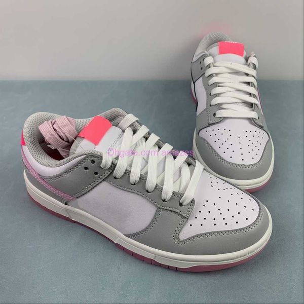 

520 pack low pink womens shoes white grey pink sports sneakers fn3451-161 size us 4-7 eur 36-40