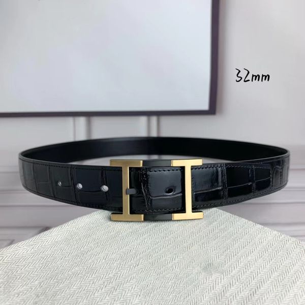 

designer belts men designer brand luxury double buckle belts women's fashion leather belts for men classic casual double-sided waistban, Black;brown