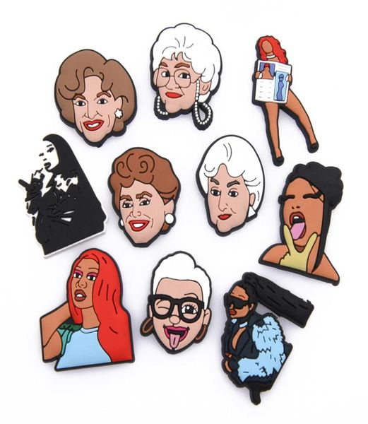 

pvc shoe charms fits for clog decorations bracelet for wonder girl women party favor easter gifts2440572, White;pink