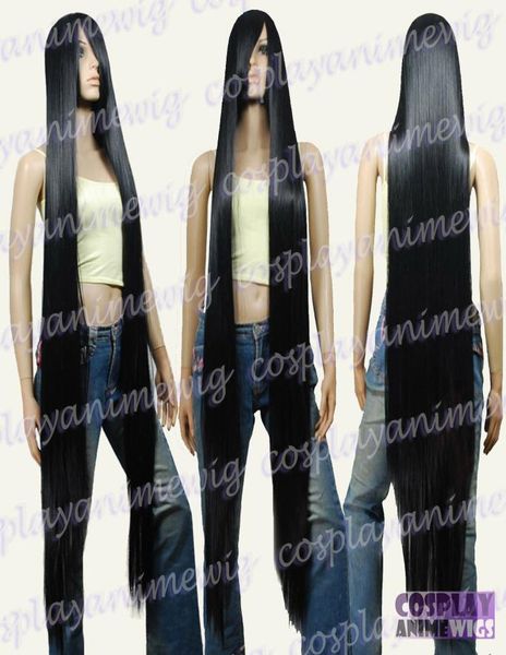 

ltlt 150cm black styleable extra super long cosplay wigs013171098, Black;brown