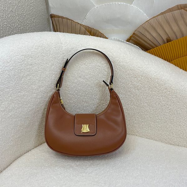 

fashion 2023ava new luxurys designer bag leather handbag pea half moon triomphe arch armpit bag classic adjustable women's shoulder cro