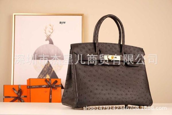 

handbags birkin zeng zenghe's hand-made birkin bag south africa kk ostrich skin 89 black noirbbk30 handbag ayw