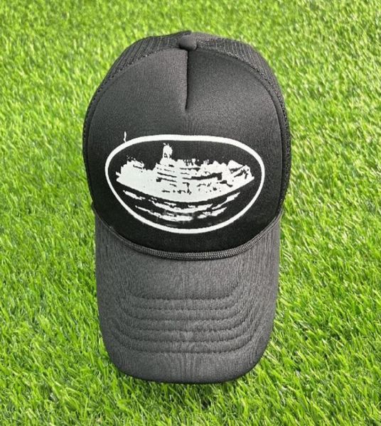 

fashion brand trucker hat cruise ship printed sunscreen trucker hat men039s mesh popular peaked cap for women9524622, Blue;gray
