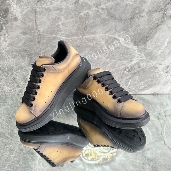 

2023fashion platform women men quality sneakers camouflage casual shoes checkered studded flats mesh trainers, Black