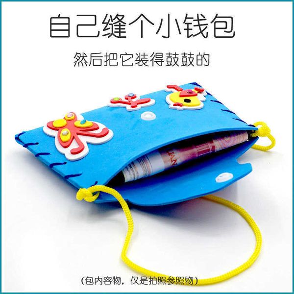 

creative diy children's eva coin wallet little girl messenger bag girl cute shoulder bag kindergarten children's coin wallet h1yc