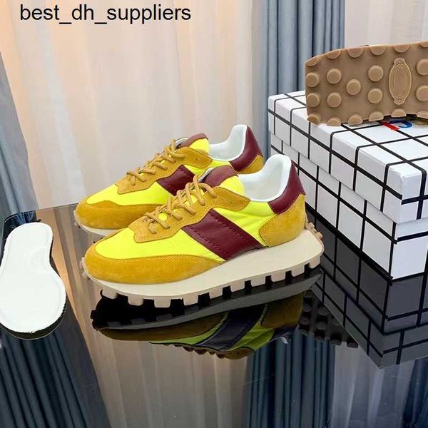 

couple's same style dad's shoes 2022 spring/summer new genuine leather spliced thick sole sports shoes fashion casual bean sole sh, Black