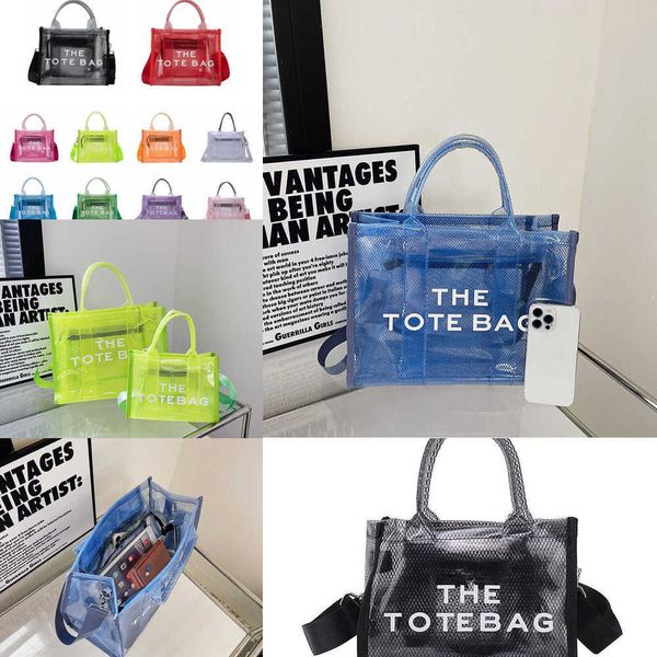 

marc tote bag designer casual transparent pvc beach s hands womens luxury shopping travel the totes shoulder s black 220327