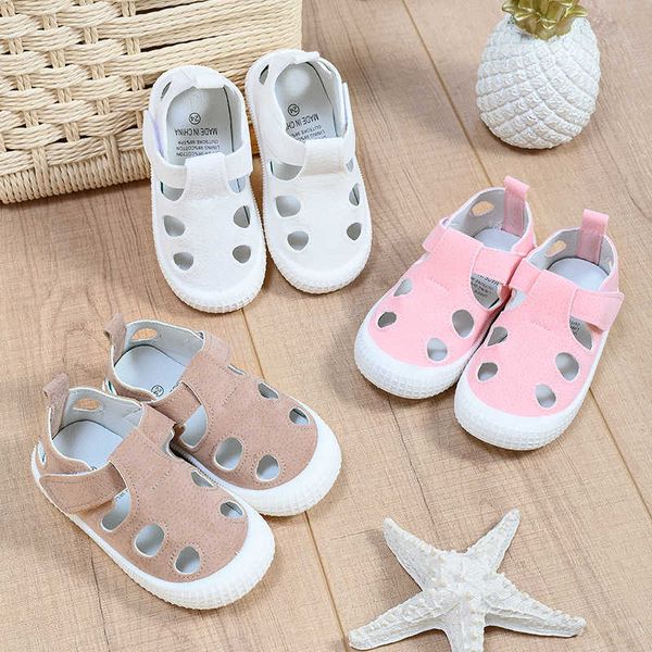 

sandals kids sandals summer girls boys cut out sneakers breathable children sports shoes closed toe baby toddlers beach sandalias flats aa23, Black;red