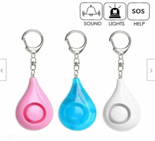 

130db safe sound personal alarm keychain emergency antiattack tool 3 colors antilost7584121