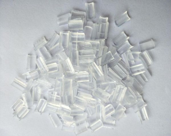 

100pcslot keratin glue nail nail tip keratin ushape glue nail tip for fusion hair extension clear brown black yellow 4 color2202322, White