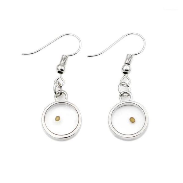 

villwice real mustard seed earrings faith as small as a mustard seed drop dangle earrings christian faith jewelry gift17900932, Silver