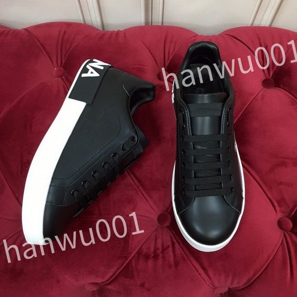 

2023 new quality casual shoes women's white outdoor running shoes printed calf leather mens casual shoes sneakers, Black