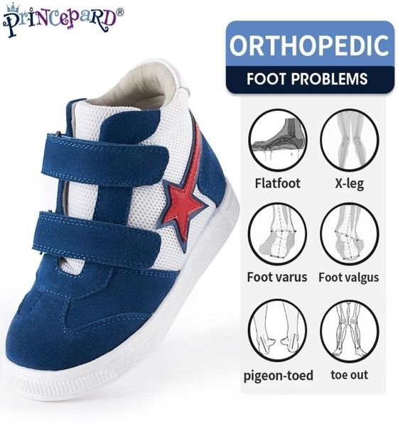 

princepard new orthopedic sneakers sports corrective shoes for children navy pink autumn kids arch support shoes girls boys 2011309053720, Black