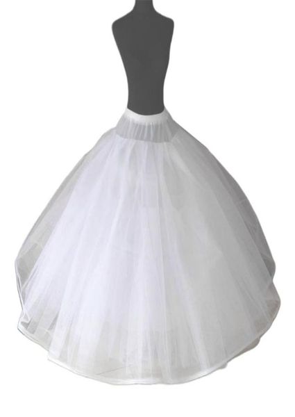 

womens 8 layers tulle ball gown bridal wedding dress petticoat with no rings evening prom crinoline half slip puffy1912303, White
