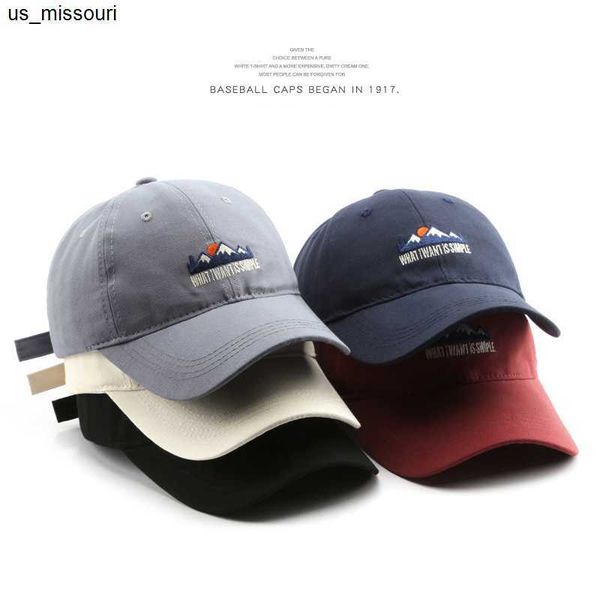 

ball caps sleckton cotton baseball cap for women and men summer visors sun caps fashion embroidery hats casual snapback hat bonnet j230520, Blue;gray
