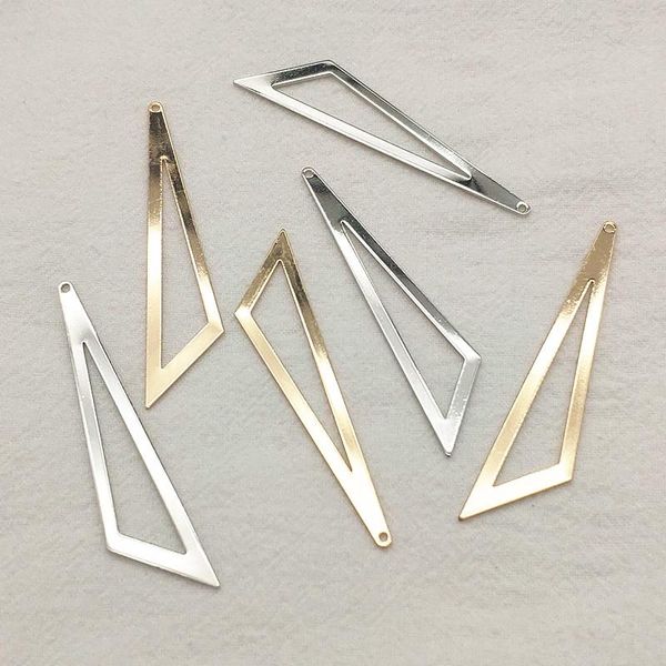 

other new arrival 59x15mm 100pcs copper pendants triangle charm for jewelry necklace earrings diy parts jewelry findings components