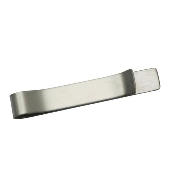 

beadsnice skinny tie bar stainless steel personalized tie clip wedding collection groomsmen gift matte finish and steel original t4117886, Silver