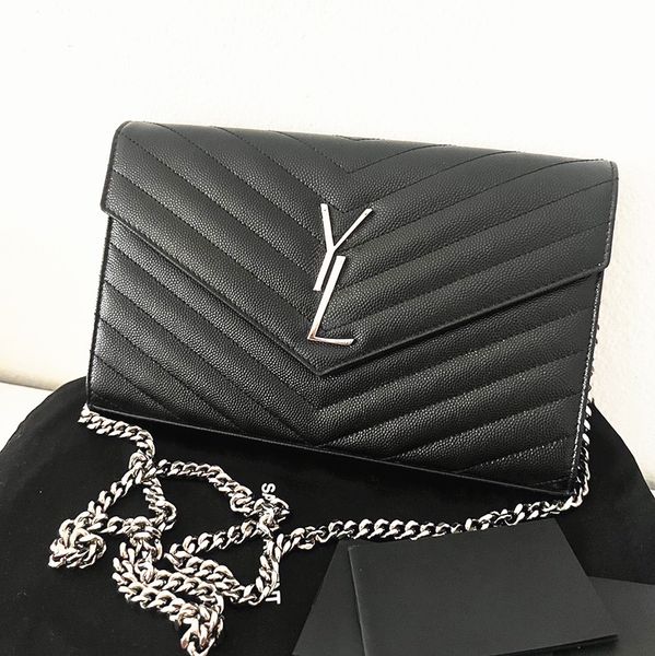 

woc letter y women satchel caviar bags mens luxurys handbag black designer shoulder bags genuine leather clutch hobo envelope bag white tote