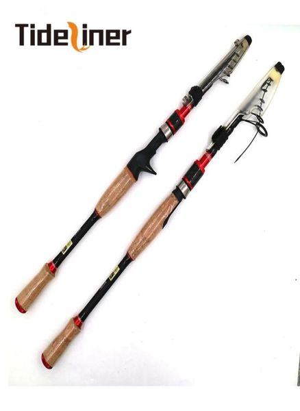

21m 24m 27m telescopic spinning casting fishing rod lure baitcasting rod fishing ml m 6 sections carbon fiber fishing pole1202105