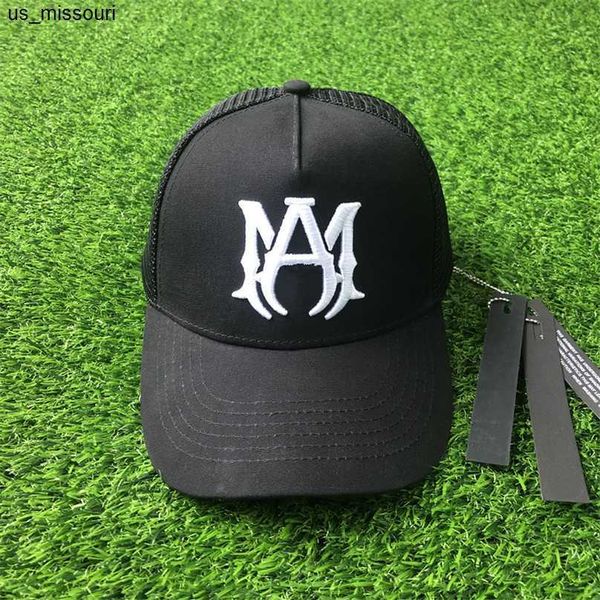 

ball caps 2022 fast men and women passing brothers baseball cap hat embroidery animal black sun hat mesh trucker hats j230520, Blue;gray