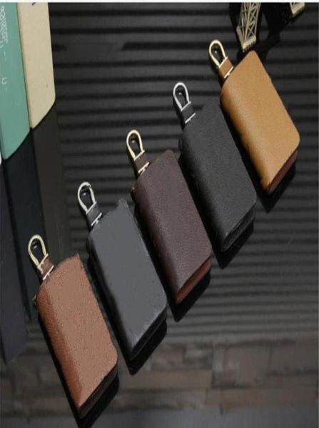 

new car key case male pu leather keys holder women smart housekeeper zipper keychain case car key pouch bag car key wallet withbox3760880, Red;blue