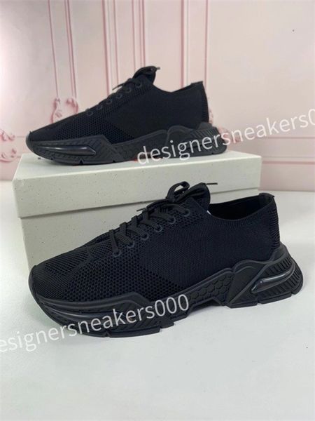 

2023 new luxurys designer casual shoes print trainer mens vintage trainers sneakers women fashion shoes lace-up platform sneaker, Black