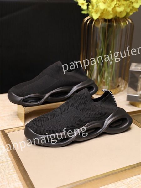 

men sneakers designer white shoes triple leather printed sneaker platform women casual shoe, Black