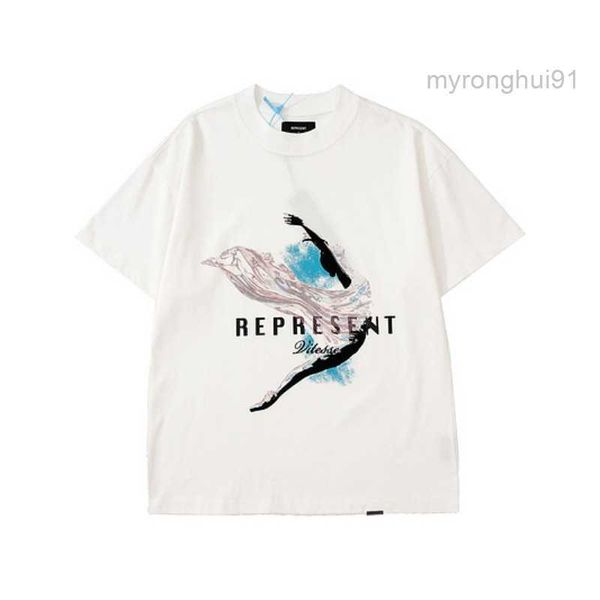 

abstract dancer girl slogan printed short sleeve t-shirt d69i, White;black