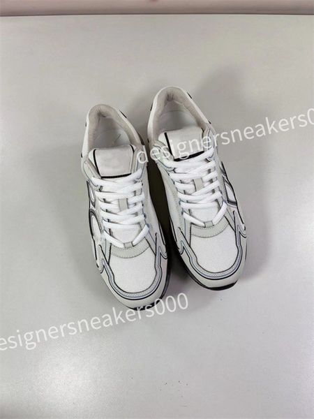 

new luxurys casual shoes trainers women flats platform sneakers designer logo white black leather womens lace up mens size 39-46