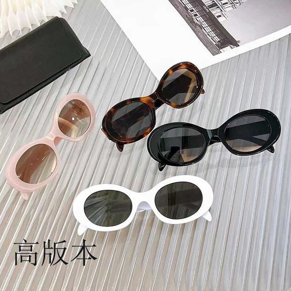 

sunglasses frames 22 triumphal arch cl40194 oval women's high street glasses ce home white cat's eye sunglasses, White;black