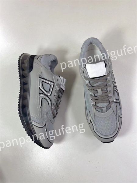 

new luxury women's youth fashion shoes men's designer leather multi color training shoes sports shoes women's casual shoes, Black