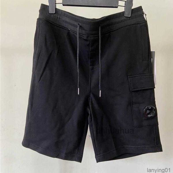 

2023 Summer Shorts Cp Men's Casual Short Pocket Round Lens Sweatpants Designer Company Capris Fashion Pants Men Hot Stylezf84, Gray