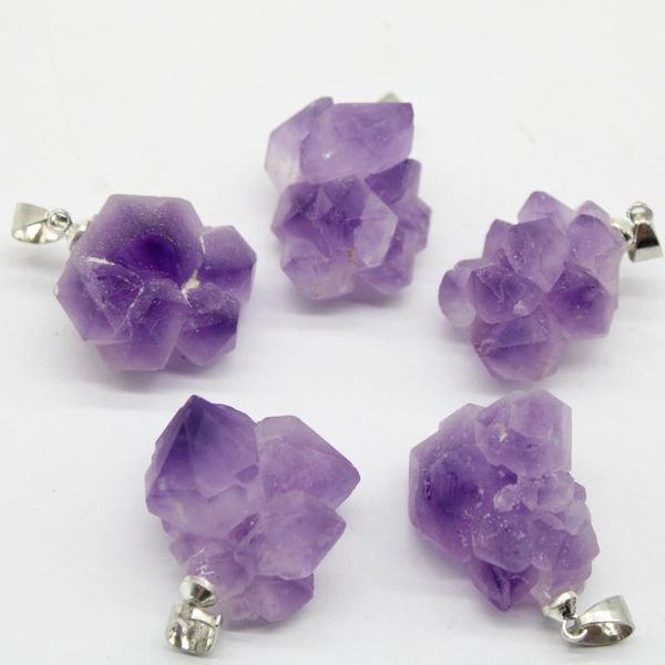 

other natural stone brazil amethysts crystal irregular shape pendants reiki fashion mineral for jewelry making necklace accessories