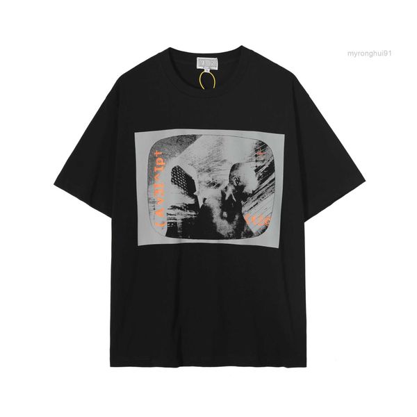 

spring/summer new c.e portrait figure pattern round neck pullover short sleeve batch aiff, White;black