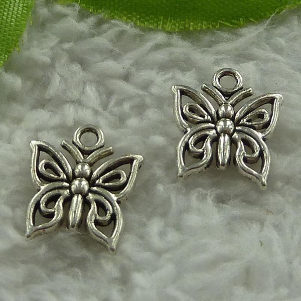 

other 480 pieces antique silver butterfly charms 15x12mm #3848