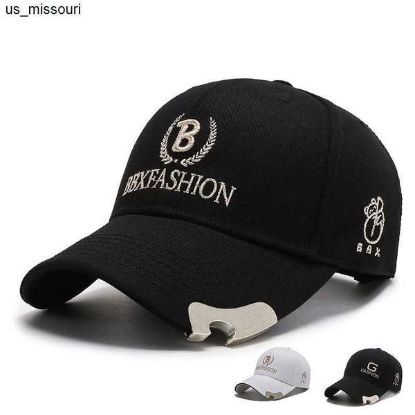 

ball caps new men and women trendy brand bottle opener function baseball cap european and american style letter embroidery saint seiya hat j, Blue;gray