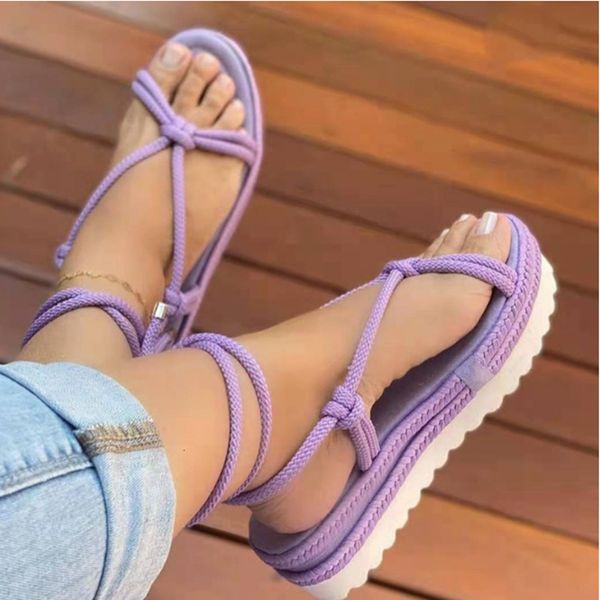 

slippers women sandals bohemian style summer lightweight beach shoes heels sandalias mujer platform wedge sandal 230520, Black