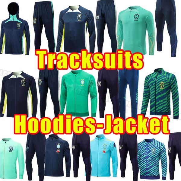 

brazilies soccer tracksuits 2023 2024 camiseta de futbol paqueta coutinho firmino brasil 23 24 neymar jr vini silva dani alves long sleeve j, Black