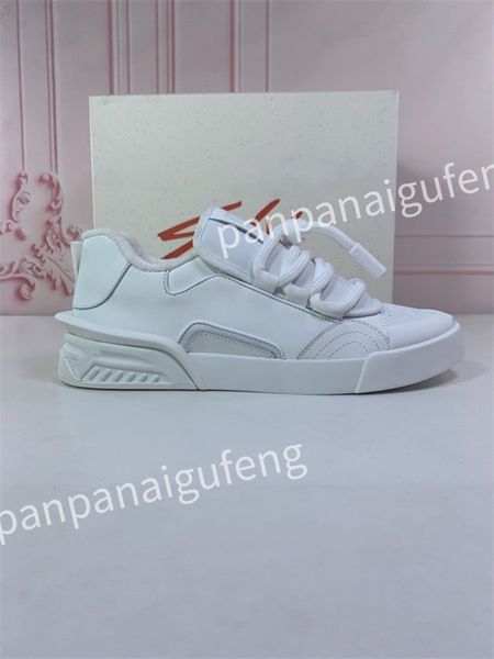 

2023 new luxury men sneakers designer white shoes triple leather printed sneaker platform women casual shoe, Black