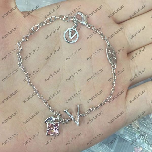 

luxury charm bracelets for women love bangle luxury jewelry designers titanium 18k gold plated diamond jewelrys tennis bracelet multi style, Golden;silver